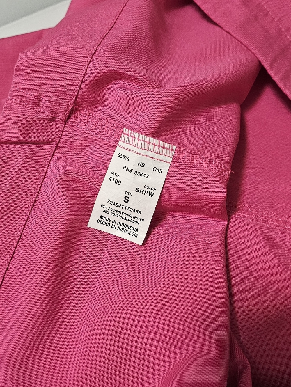 Vibrant Pink Cherokee Scrub Pants - Picture 10 of 15